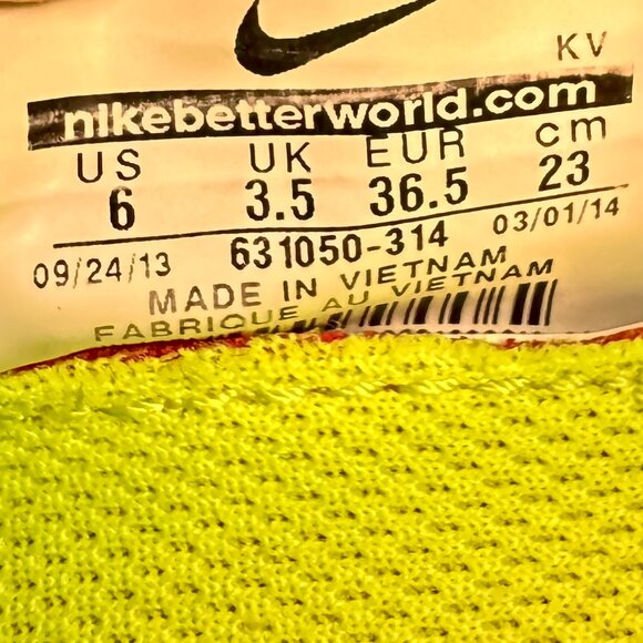 Women's 6 NIKE FREE 4.0 FLYKNIT RUNNING SHOES BLUE TURQUOISE 631050 - Picture 3 of 9